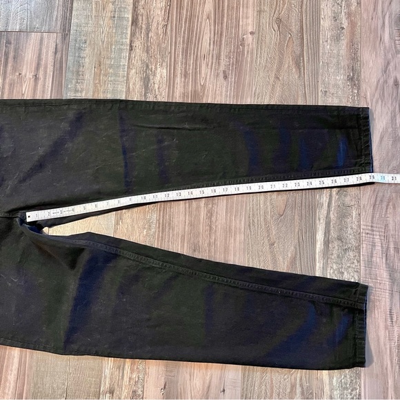 Denim x Alexander Wang 003 Boy Fit Jean Size 30 Black Fade Button Fly Distressed - Picture 16 of 16